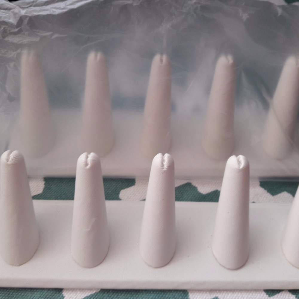 White Ring Holders set of 2